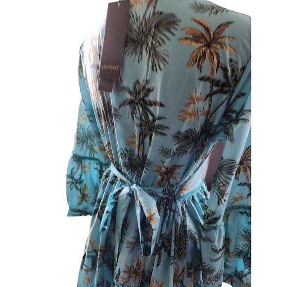 Vacation Style Maxi Dress Boho Chic Embroided Nwt Size L Asia 8 US - Picture 9 of 9